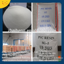 China fabricante de resina de PVC SG-5